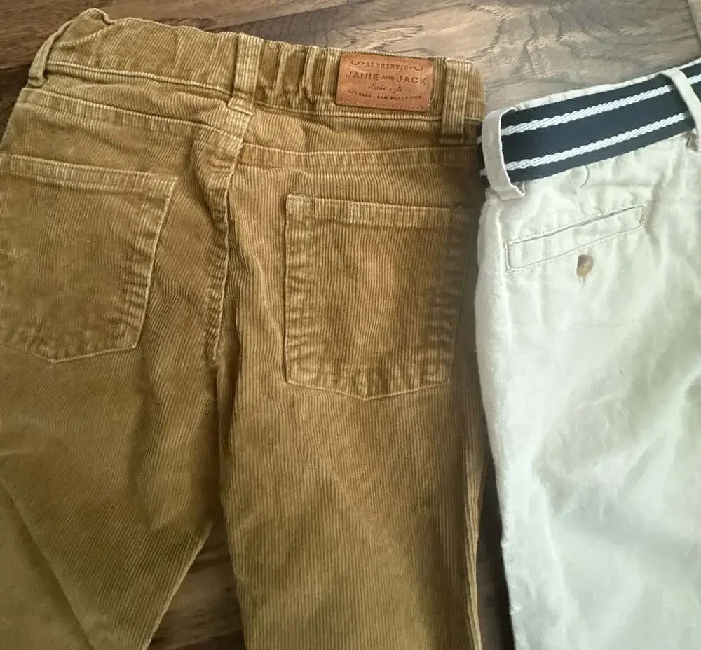 Janie and Jack Boys (2) - Linen / Corduroy Trousers/Pants